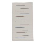 Rongyszőnyeg 69x127 fehér pamut szőnyeg