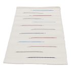 Rongyszőnyeg 69x127 fehér pamut szőnyeg