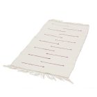 Rongyszőnyeg 60x124 fehér pamut szőnyeg