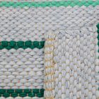 Rongyszőnyeg 78x149 kék pamut szőnyeg