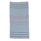 Rongyszőnyeg 78x149 kék pamut szőnyeg