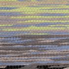 Rongyszőnyeg 73x123 színes pamut szőnyeg