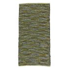 Rongyszőnyeg 80x159 zöld pamut szőnyeg