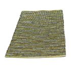 Rongyszőnyeg 80x159 zöld pamut szőnyeg