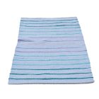 Rongyszőnyeg 73x145 kék pamut szőnyeg