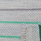 Rongyszőnyeg 73x145 kék pamut szőnyeg