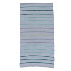 Rongyszőnyeg 73x145 kék pamut szőnyeg