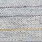 Rongyszőnyeg 73x145 kék pamut szőnyeg