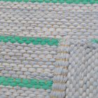 Rongyszőnyeg 73x145 kék pamut szőnyeg