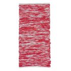 Rongyszőnyeg 70x143 piros pamut szőnyeg