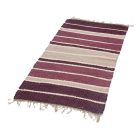 Rongyszőnyeg 64x134 színes pamut szőnyeg