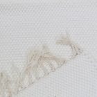 Rongyszőnyeg 91x70 fehér pamut szőnyeg