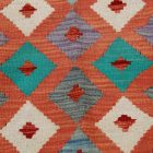Kilim szőnyeg Chobi 67x87 kézi szövésű afgán gyapjú kilim