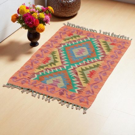 Kilim szőnyeg Chobi 60x89 kézi szövésű afgán gyapjú kilim