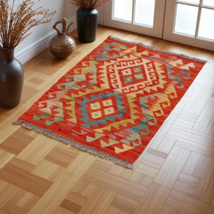 Kilim szőnyeg Chobi 60x91 kézi szövésű afgán gyapjú kilim