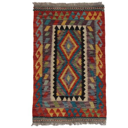 Kilim szőnyeg Chobi 93x58 kézi szövésű afgán gyapjú kilim