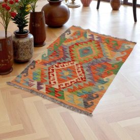   Kilim szőnyeg Chobi 66x95 kézi szövésű afgán gyapjú kilim