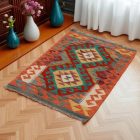 Kilim szőnyeg Chobi 63x94 kézi szövésű afgán gyapjú kilim