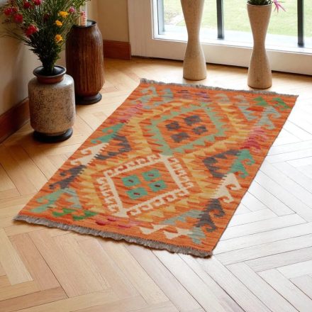 Etnikai Kilim szőnyeg Chobi 95x63 kézi szövésű afgán gyapjú kilim