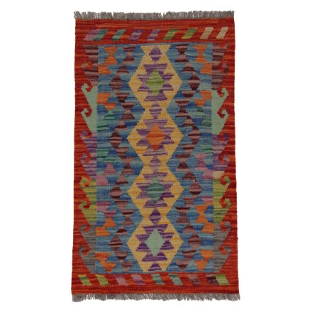 Etnikai Kilim szőnyeg Chobi 95x56 kézi szövésű afgán gyapjú kilim