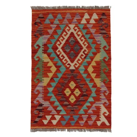 Etnikai Kilim szőnyeg Chobi 97x63 kézi szövésű afgán gyapjú kilim