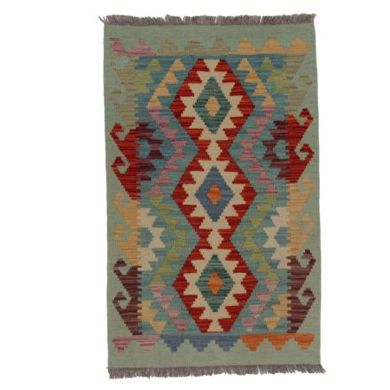 Etnikai Kilim szőnyeg Chobi 95x59 kézi szövésű afgán gyapjú kilim