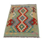 Etnikai Kilim szőnyeg Chobi 95x59 kézi szövésű afgán gyapjú kilim