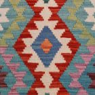 Etnikai Kilim szőnyeg Chobi 95x59 kézi szövésű afgán gyapjú kilim