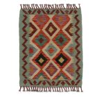 Afgán Kilim szőnyeg Chobi 60x76 kézi szövésű etnikai kilim