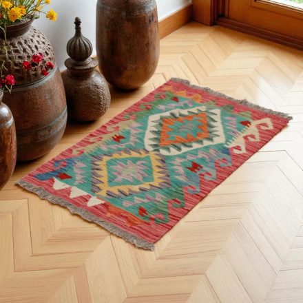Afgán Kilim szőnyeg Chobi 58x89 kézi szövésű etnikai kilim