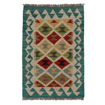 Kézi szövésű Kilim szőnyeg Chobi 62x89 afgán gyapjú kilim