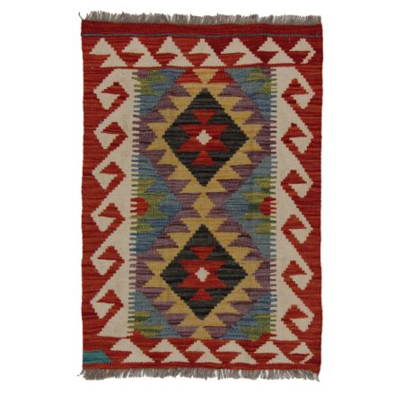 Kézi szövésű Kilim szőnyeg Chobi 62x87 afgán gyapjú kilim