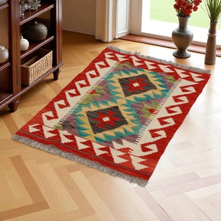 Afgán Kilim szőnyeg Chobi 58x87 kézi szövésű etnikai kilim