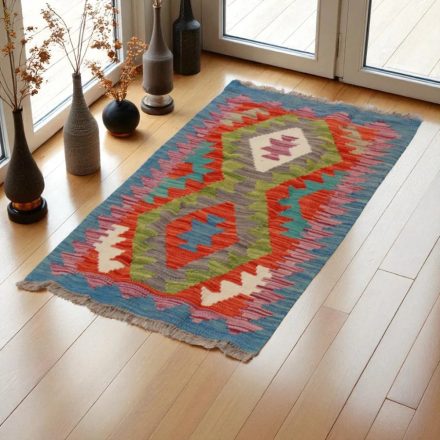 Etnikai Kilim szőnyeg Chobi 98x57 kézi szövésű afgán gyapjú kilim