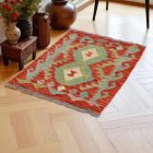 Kilim szőnyeg Chobi 87x64 kézi szövésű afgán gyapjú kilim