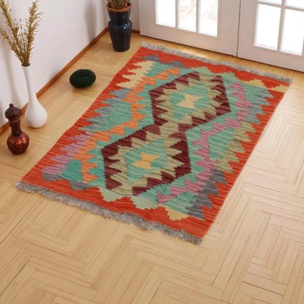 Afgán Kilim szőnyeg Chobi 59x90 kézi szövésű etnikai kilim