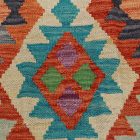 Kilim szőnyeg Chobi 88x59 kézi szövésű afgán gyapjú kilim