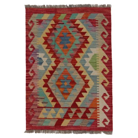 Etnikai Kilim szőnyeg Chobi 98x68 kézi szövésű afgán gyapjú kilim