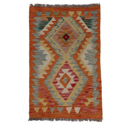 Etnikai Kilim szőnyeg Chobi 97x64 kézi szövésű afgán gyapjú kilim