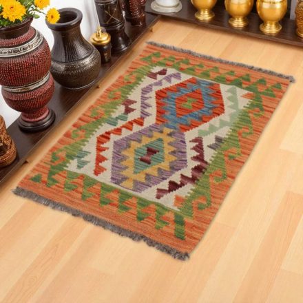 Afgán Kilim szőnyeg Chobi 60x100 kézi szövésű etnikai kilim