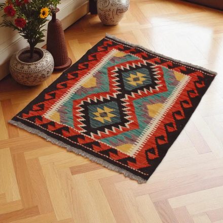 Kilim szőnyeg Chobi 65x88 kézi szövésű afgán gyapjú kilim