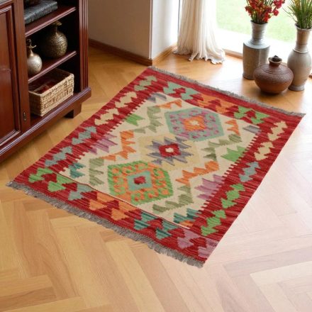 Kilim szőnyeg Chobi 65x85 kézi szövésű afgán gyapjú kilim