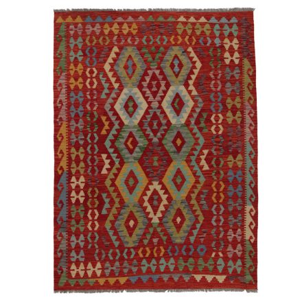 Kilim szőnyeg Chobi 244x179 kézi szövésű afgán gyapjú kilim