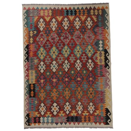 Kilim szőnyeg Chobi 172x236 kézi szövésű afgán gyapjú kilim