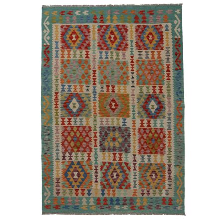 Kilim szőnyeg Chobi 248x173 kézi szövésű afgán gyapjú kilim