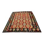 Afgán szőttes Chobi 177x240 kézi szövésű gyapjú kilim