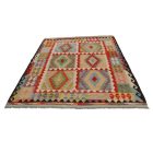 Kilim szőnyeg Chobi 248x176 kézi szövésű afgán gyapjú kilim