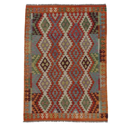 Kilim szőnyeg Chobi 238x175 kézi szövésű afgán gyapjú kilim