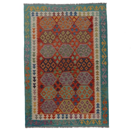 Kilim szőnyeg Chobi 245x172 kézi szövésű afgán gyapjú kilim