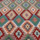 Afgán szőttes Chobi 174x250 kézi szövésű gyapjú kilim